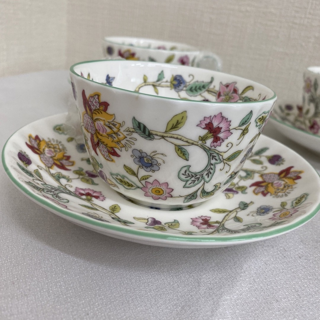 MINTON - ミントン カップ&ソーサー 5客セット ハドンホール no.1の