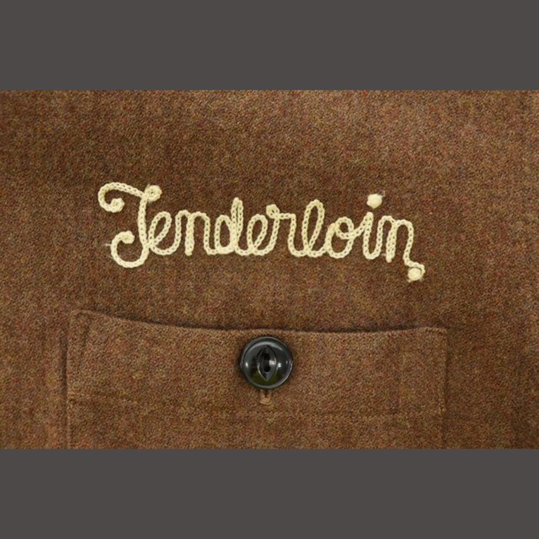 TENDERLOIN - テンダーロイン TENDERLOIN ロゴ 刺繍 ウール シャツ
