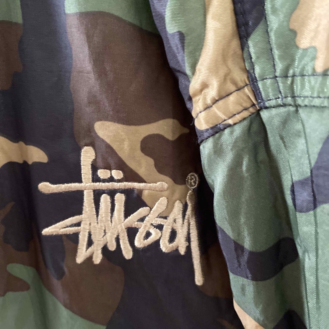 STUSSY - 90sStussyステューシーリバーシブルダウンジャケットフリース