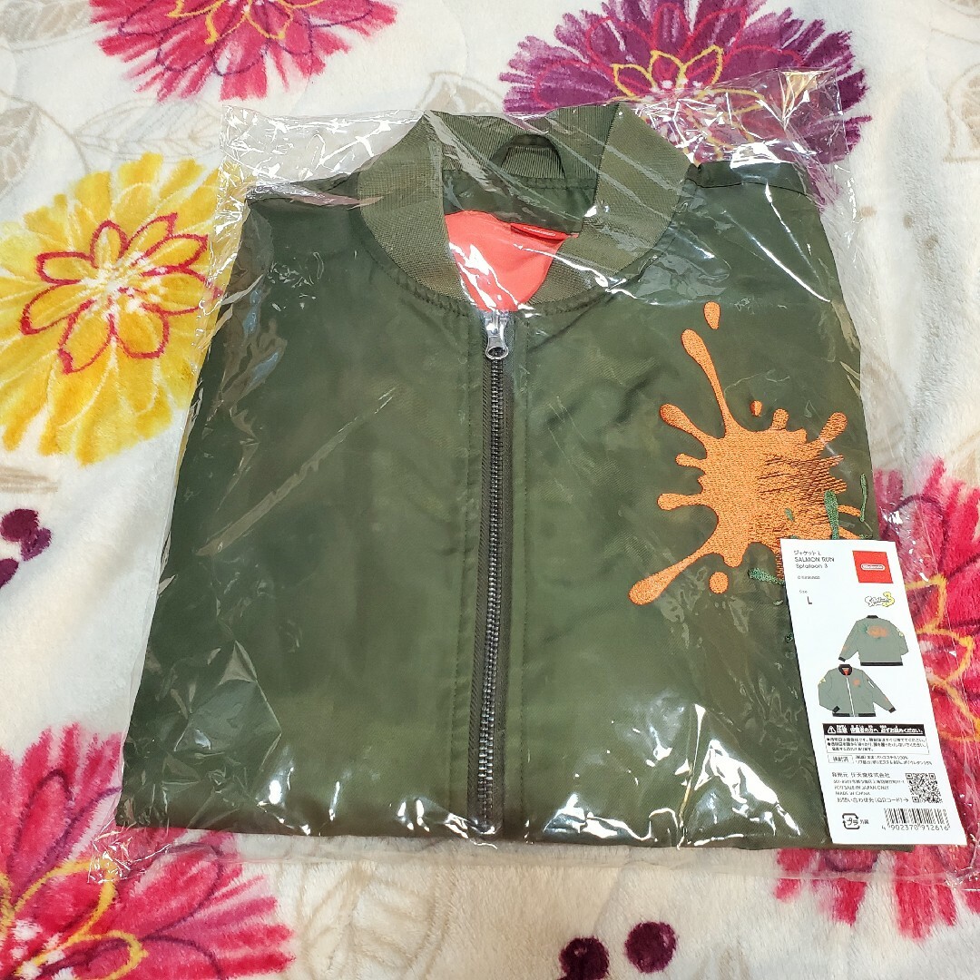 任天堂 - 新品 サーモンラン ジャケット Splatoon3 ブルゾン クマサン