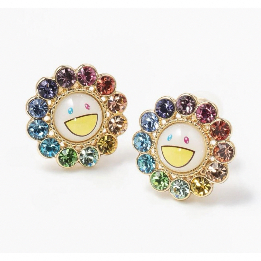 新品未開封】Liquem 村上隆 フラワーピアス レインボーの通販 by