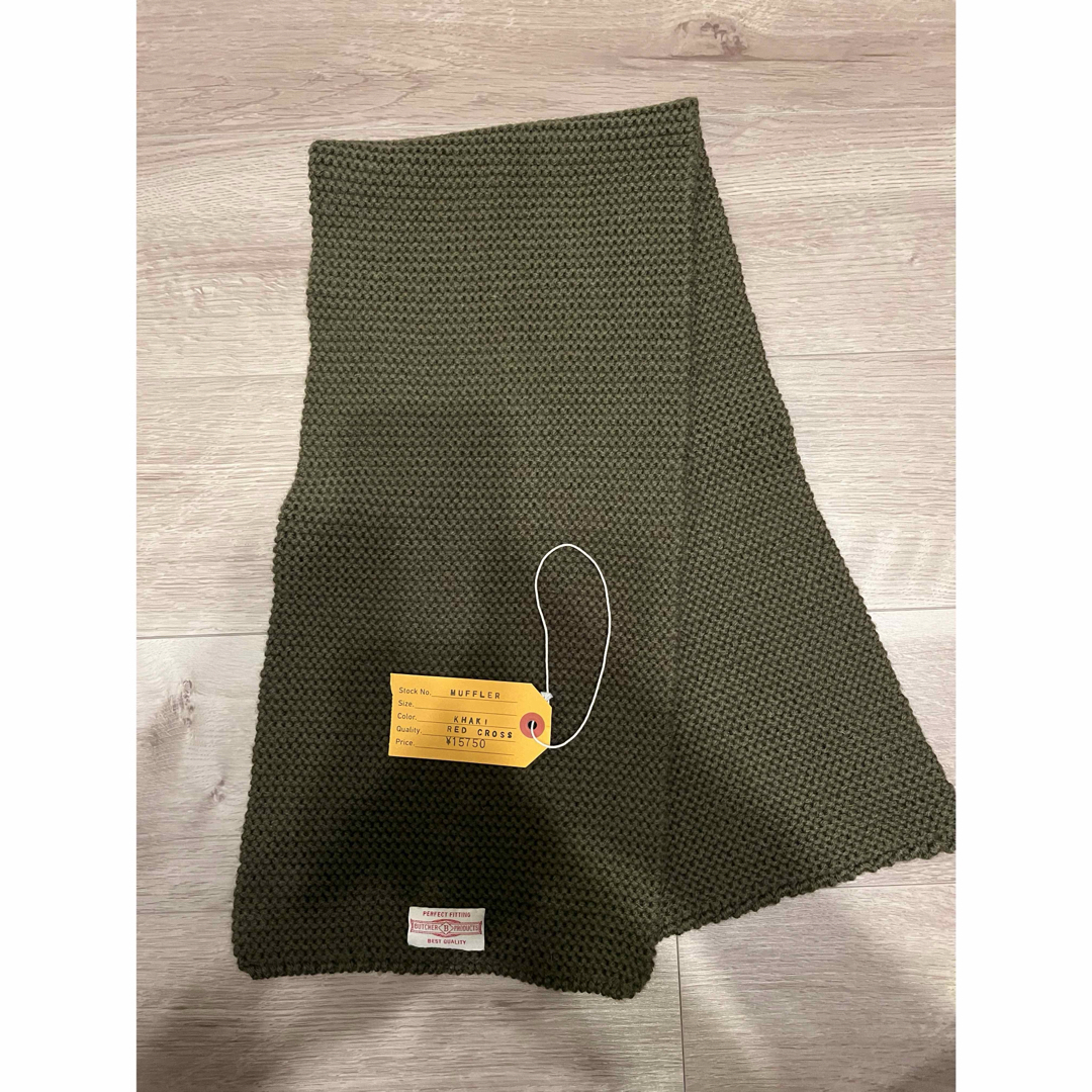 BUTCHER PRODUCTS レッドクロスマフラー カーキの通販 by K1K1's shop
