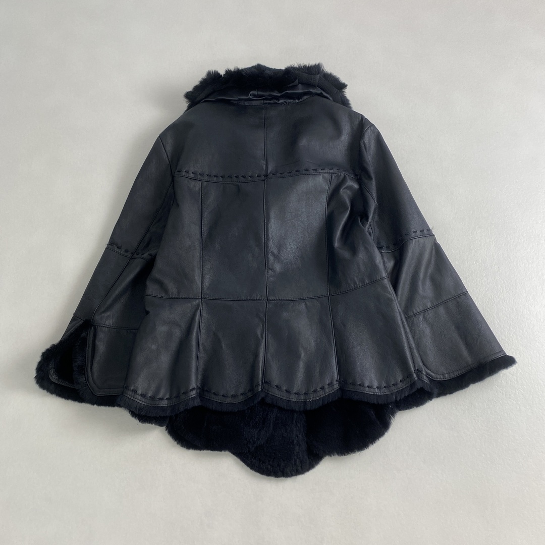 VINTAGE - ヴィンテージ レザージャケット ムートン 希少シルエット
