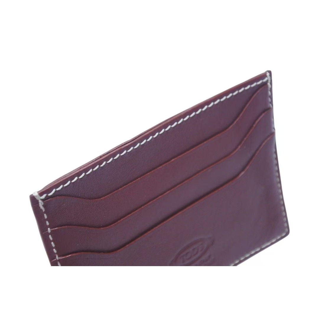 TOD'S - TOD`S トッズ カードケース パスケース 名刺入れ レザー 革