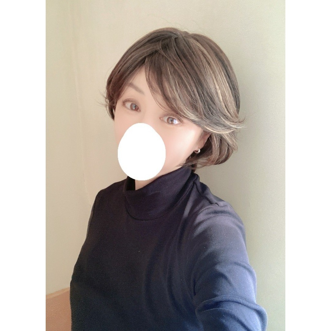 銀座サロン KAZUE WIG 「ショート＆ボブ」 メッシュブラウンの通販 by