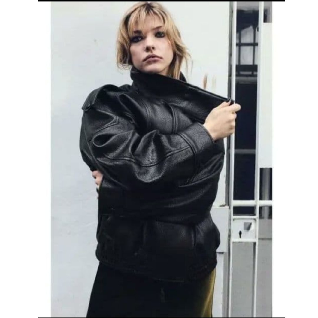 ZARA - 即発送 正規品 新品 ザラ zara XS フェイクレザージャケット