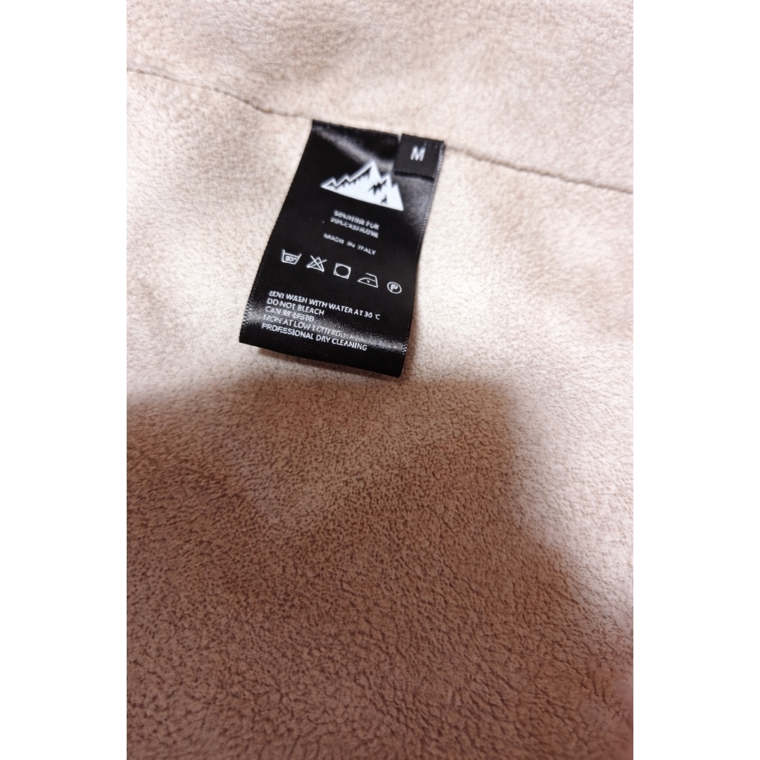 ファーコート ミンク/カシミヤ混 もこもこ ロング丈 毛皮ジャケットの