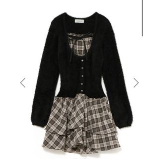 Bubbles - BUBBLES ベルトストラップレースアップワンピースの通販 by