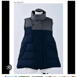 のん様専用】新品 UNIQLO C ダウンクロップドベスト Lサイズの通販 by