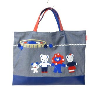 familiar - ファミリア familiar ブック入れ デニムバッグ トート