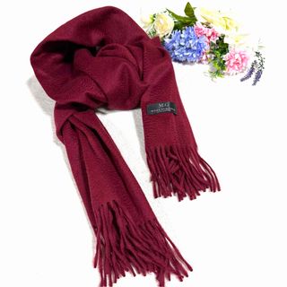 DRAKES - 【美品】ドレイクス DRAKES 高級100%カシミア マフラー