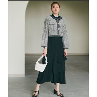 COCO DEAL - COCODEAL ウェーブフラッフィーフレアスカートの通販 by