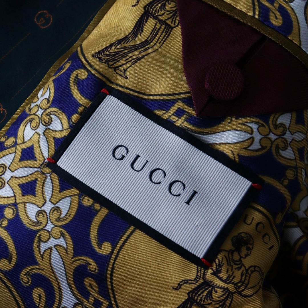 GUCCI - 極美品 イタリア製 定52.8万 グッチ GUCCI GGロゴストライプ