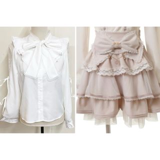 LIZ LISA - フロントカシュクールBIGリボンセットアップの通販 by