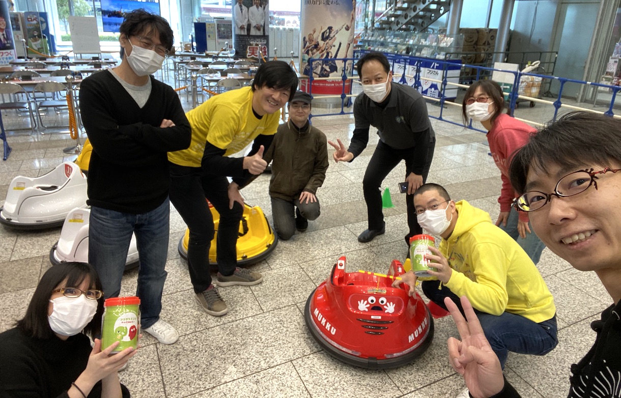 IchigoJam新コラボ! ガチャピンDake x ムックIgai お台場フジテレビ