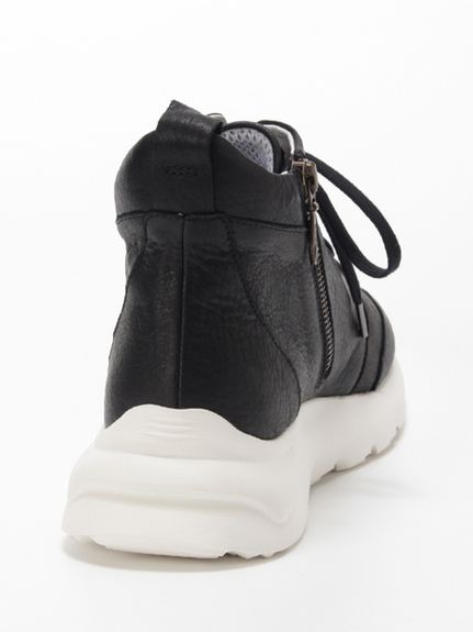 レザーハイカットスニーカー（スニーカー）｜KEI Hayama PLUS（ケイ