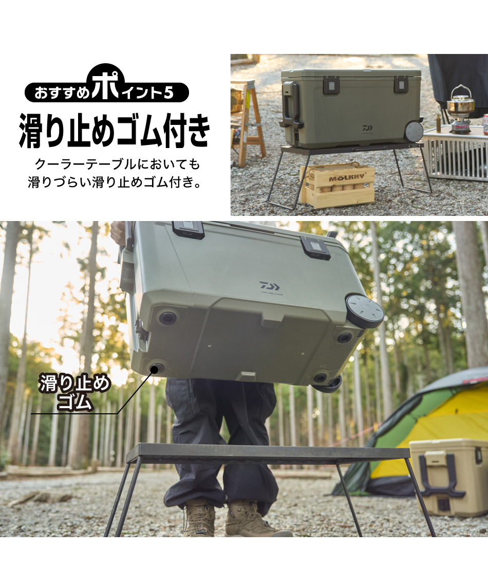 クーラーボックス 43L ランドレーベル PS4300 カーキ 03300212