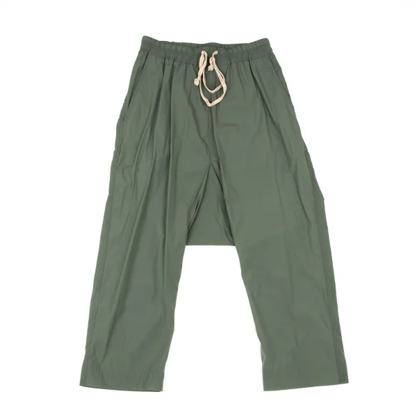 リックオウエンスRick Owens DIRT ドローストリングクロップドサルエル