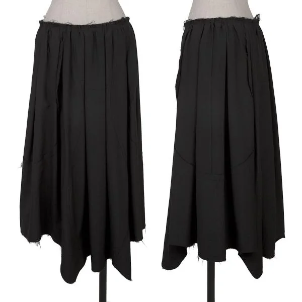 コムコム コムデギャルソンCOMME des GARCONS ウール裁ち切りデザイン