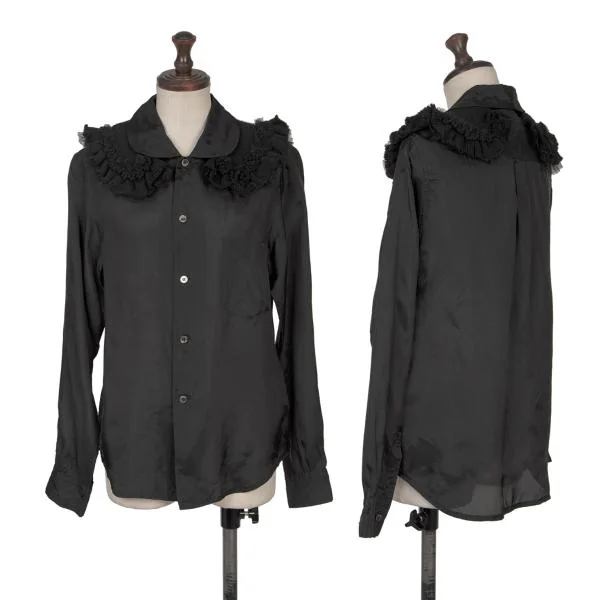 コムデギャルソンCOMME des GARCONS ショルダーフリルパッチラウンド
