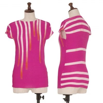 イッセイミヤケ ミーISSEY MIYAKE me カラフルドットストレッチ