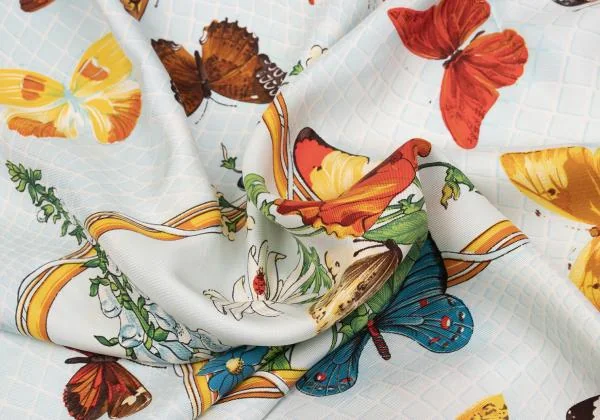 エルメスHERMES カレ90 プロヴァンス地方の踊り スカーフ マルチ (K