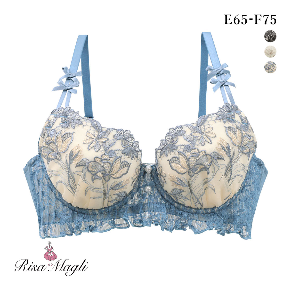 リサマリ リアナ ブラジャー EF 谷間ブラ 大きいサイズ Risa Magli