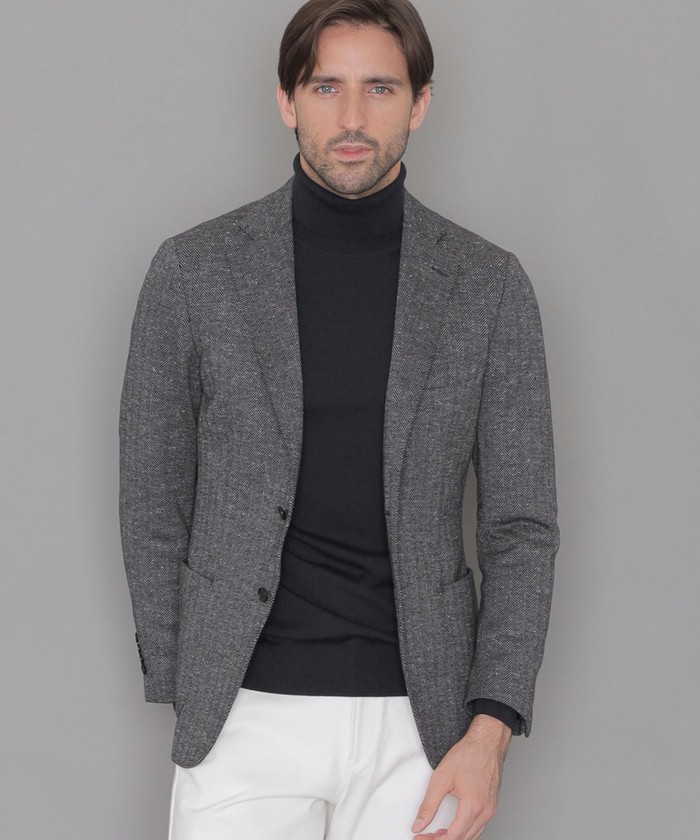 WEB・一部店舗限定】【FLEX JERSEY】ヘリンボーンジャケット(506835780