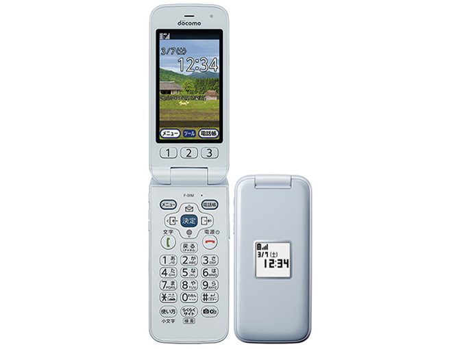 富士通 らくらくホン F-01M [ホワイト] 価格比較 - 価格.com