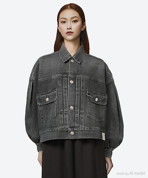 BALLOON SLEEVE DENIM JACKET／TYPE2