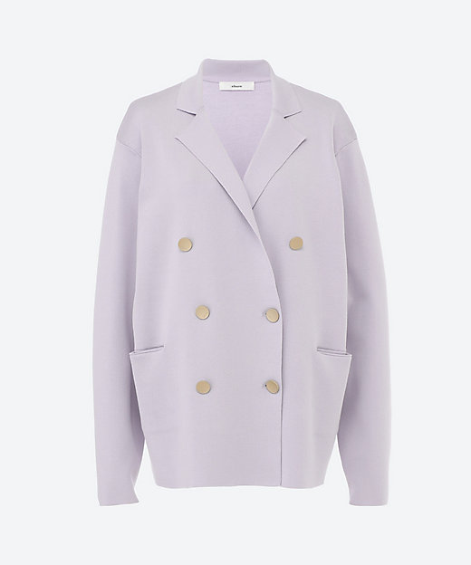 コットンシルク ニットジャケットカーディガン | ebure (Women