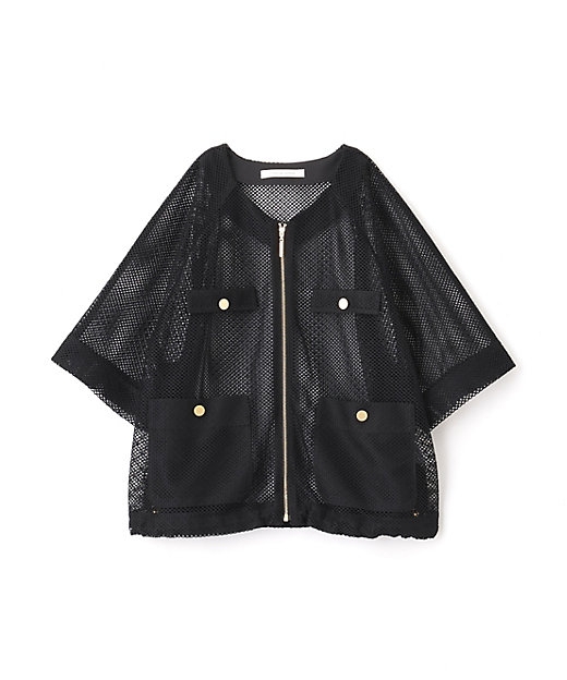 ダブルラッセルメッシュブルゾン（0315250715