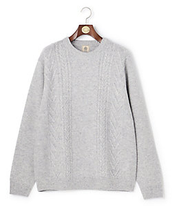 KING SIZE】【Cash Lamb's Wool】ハーフジップ