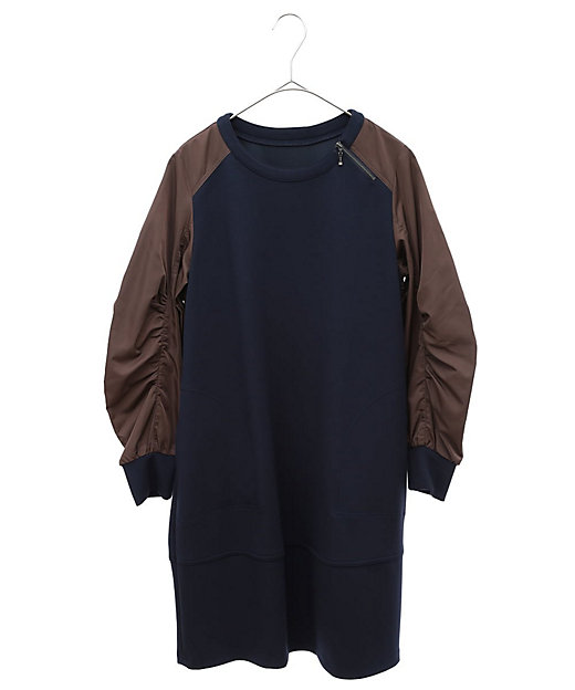 小さいサイズ／洗える】タフタジョイントデザインチュニック | HIROKO