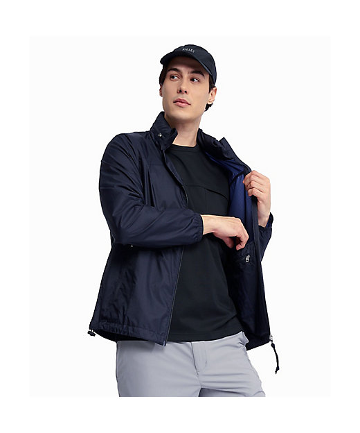 撥水 ライトウェイト パッカブルフーデッドナイロンジャケット