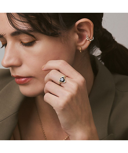 8月誕生石＞K10スピネルリング | agete/アガット | 三越伊勢丹