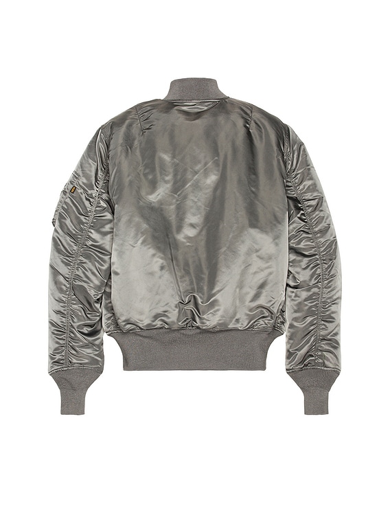 ALPHA INDUSTRIES MA-1 Flight Jacket in Gunmetal | FWRD