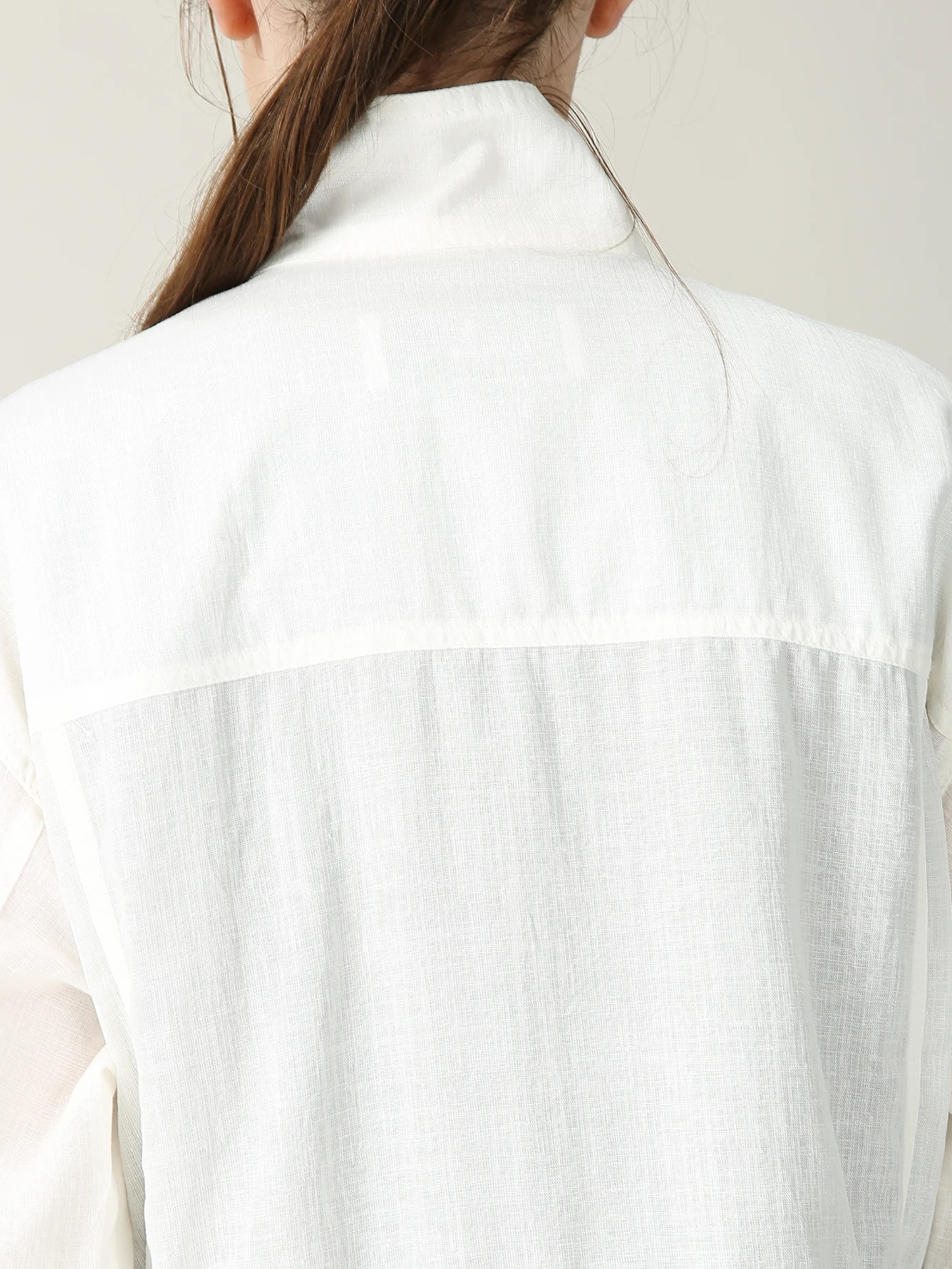 トリアセ チンツー ブラウス シャツ ジャケット ｜ MORABITO BLANC