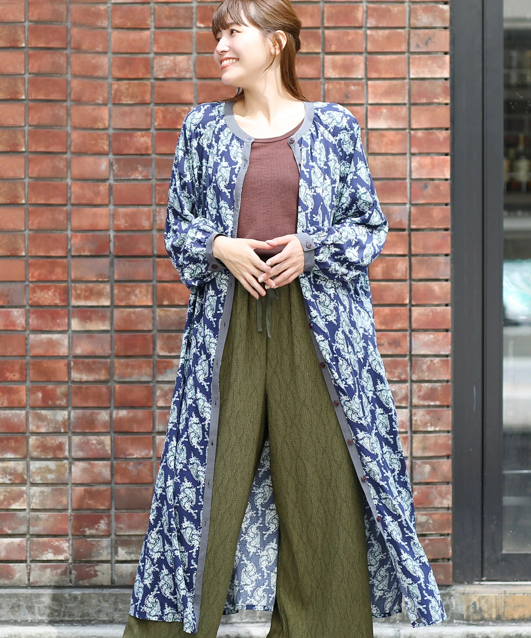 ペイズリープリントワンピース 【3月2日(月)15時までの限定価格