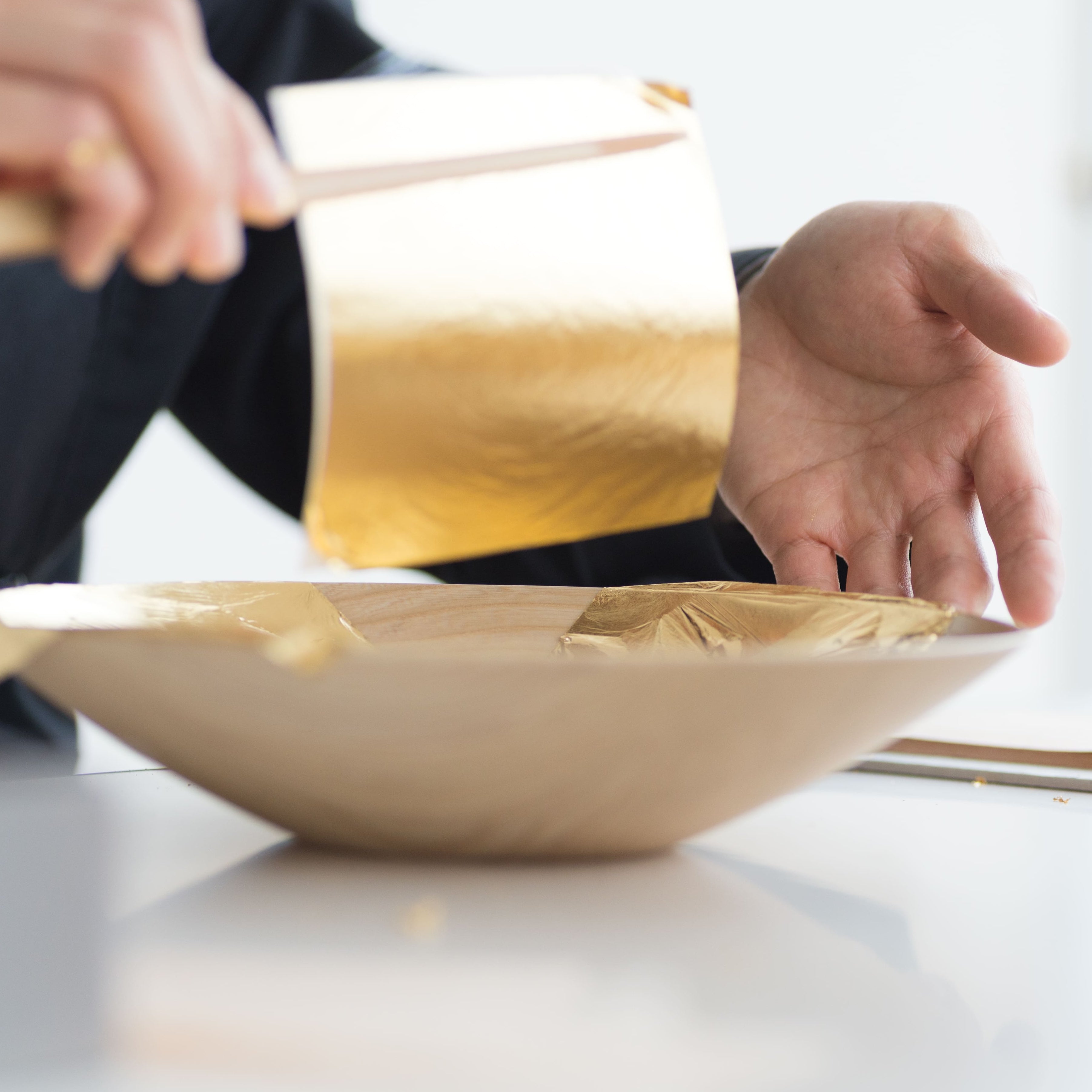 金沢金箔 | 木製ボウルセット | S・M・L | 箔座