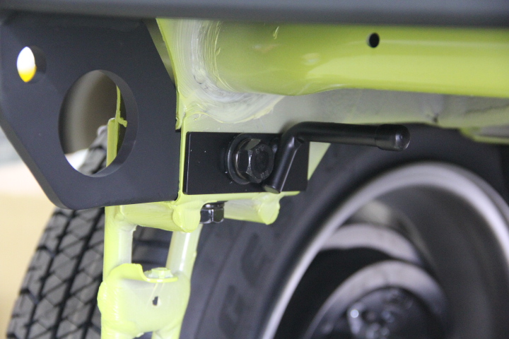 ジムニーJB64 ハイブリッジファースト ジェントルマフラーsmart 取付