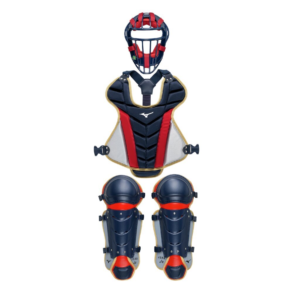 ミズノ直営限定】小学生軟式用／ゴムソフトボール用捕手防具セット