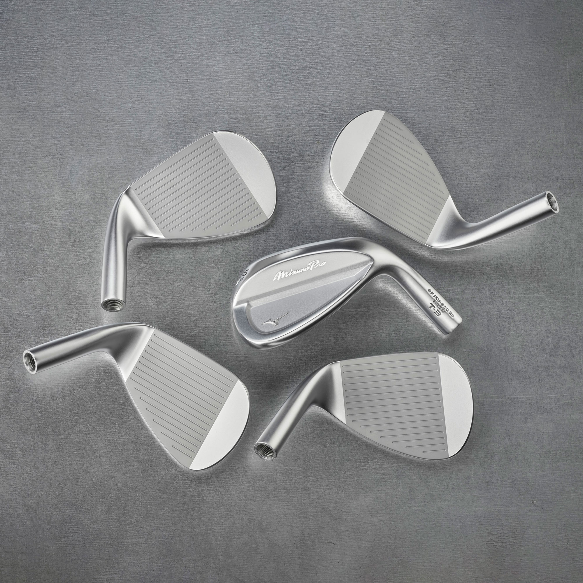 Mizuno Pro T-3 ウエッジ(ホワイトサテンブラッシュ仕上げ)(N.S.PRO