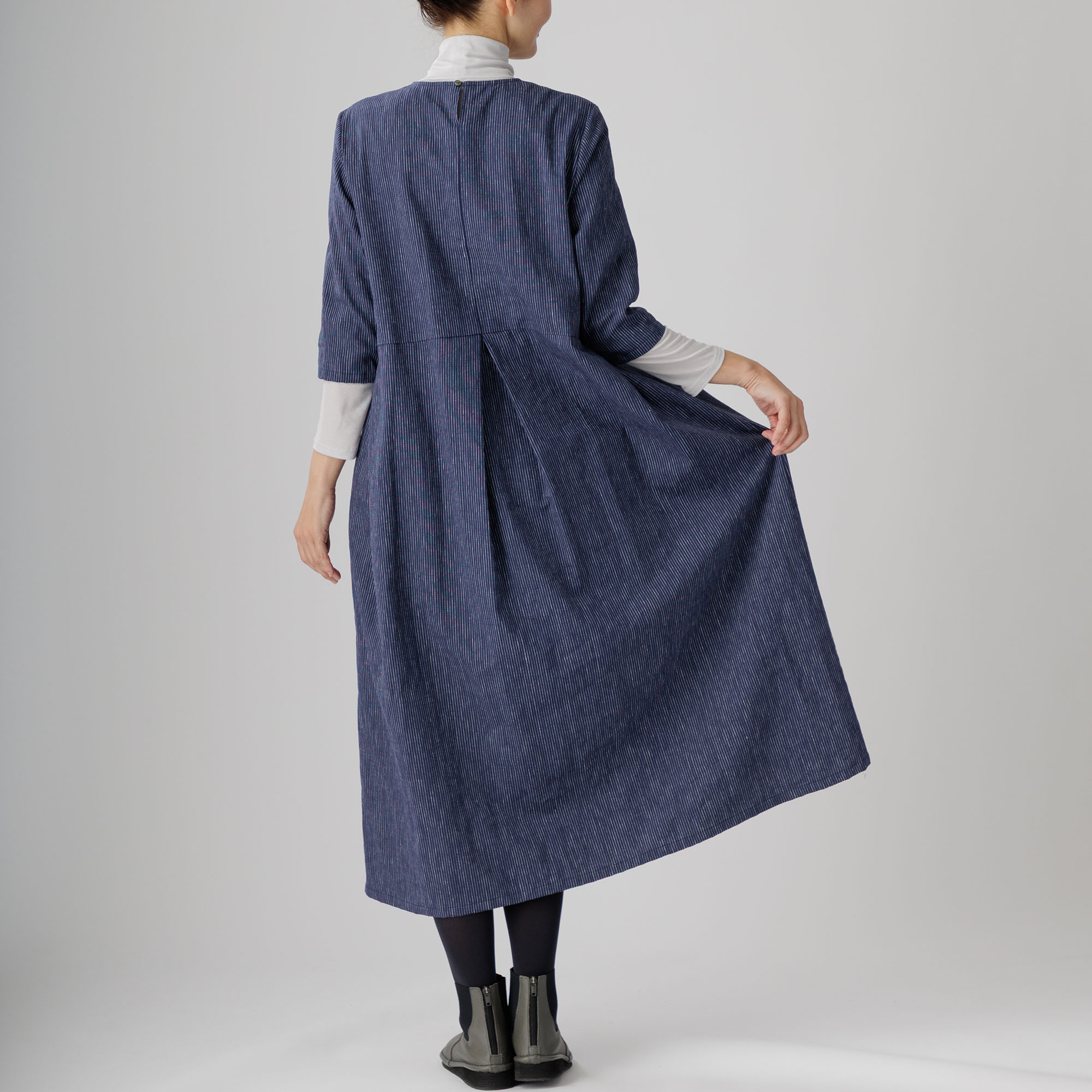 ヘリンボーンストライプワンピース 623-02 Series | かぐらやONLINE SHOP