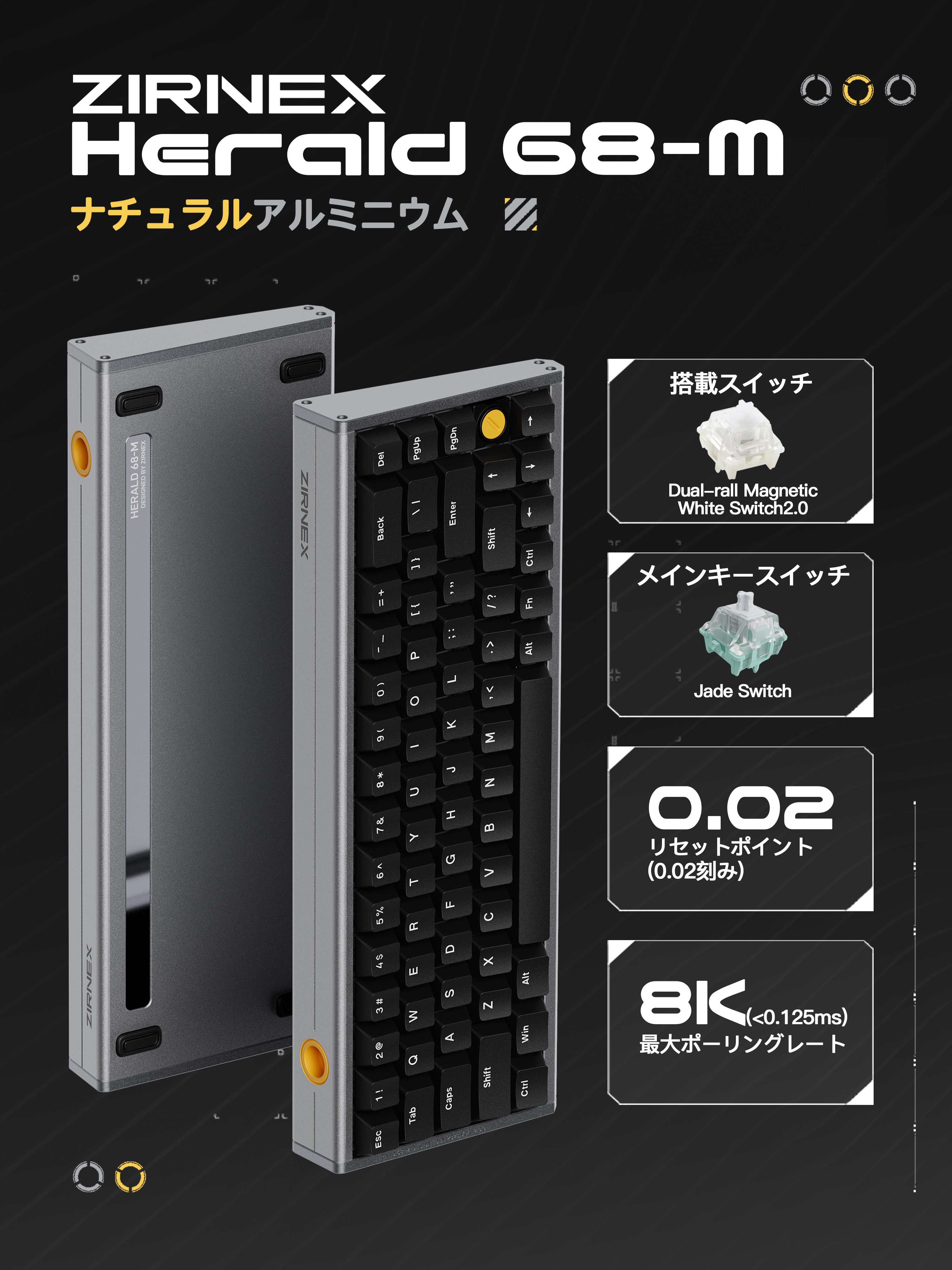 Zirnex Herald 68-M [Gaming Keyboard]