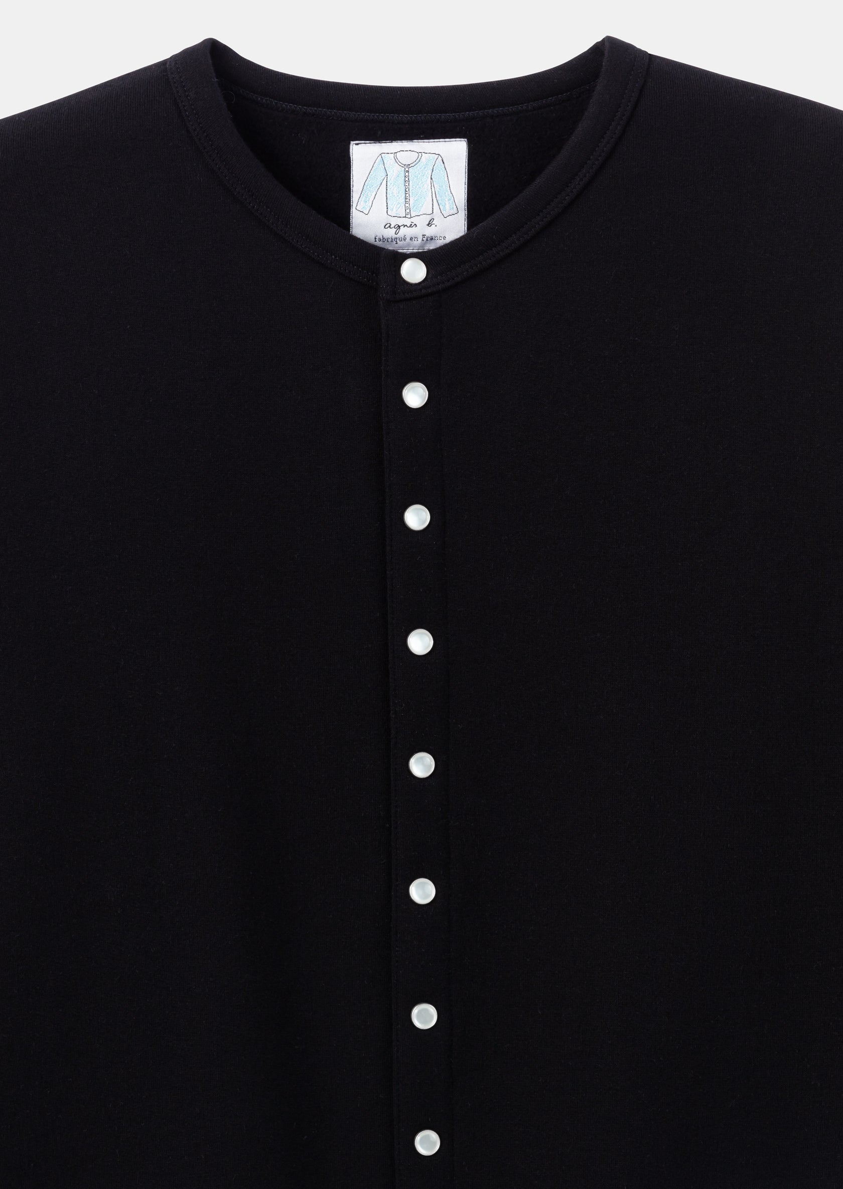 L'ÉTIQUETTE - agnès B. - Cardigan Pression