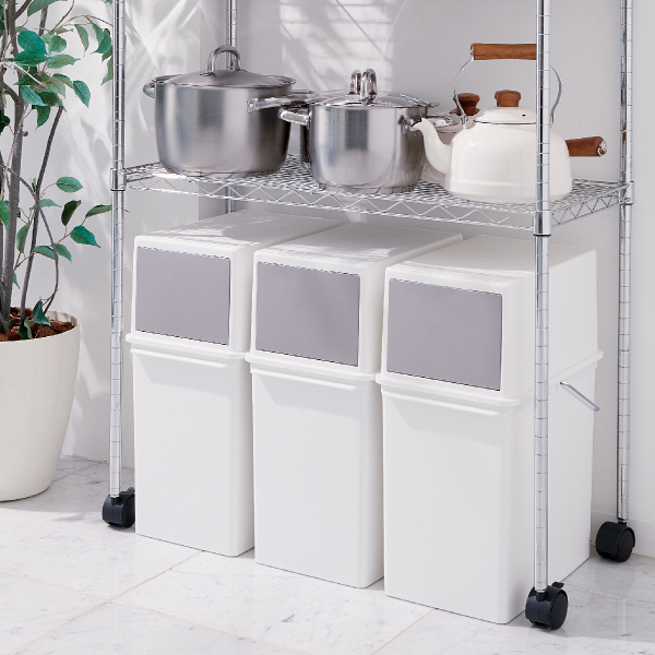 フロントオープントラッシュビン 17スリム 積み重ねられる