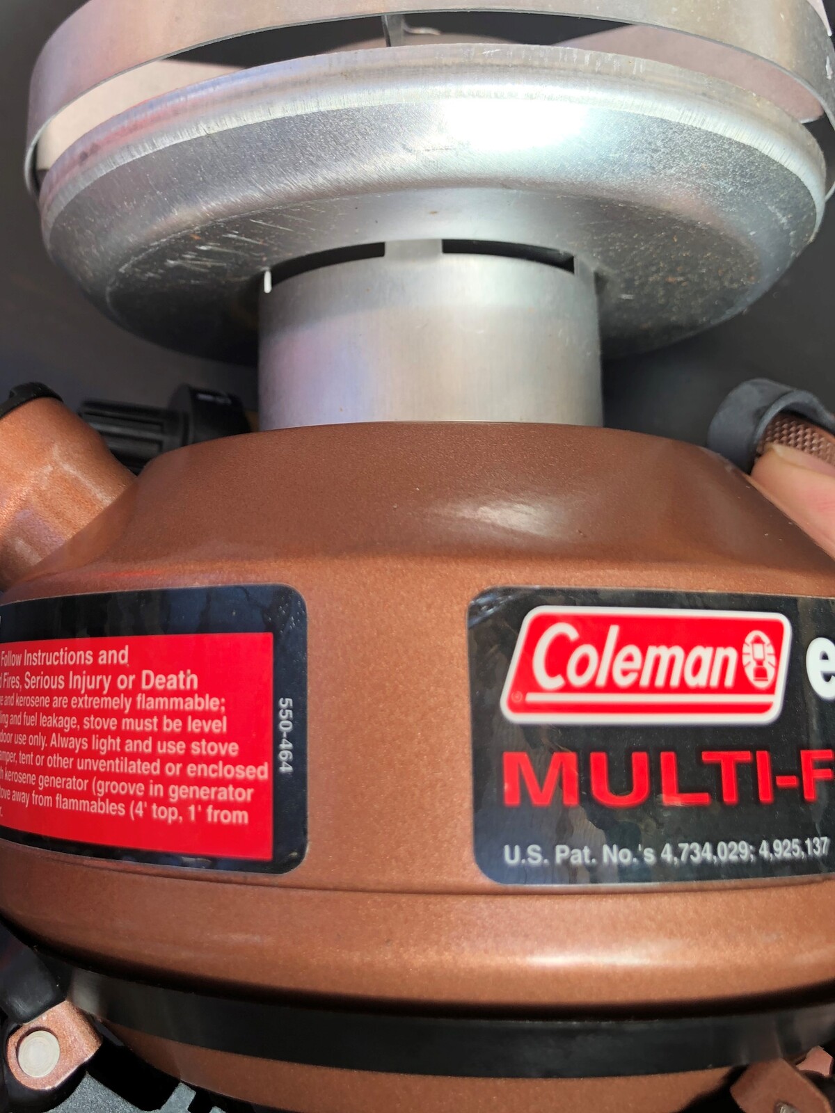 Coleman exponent MULTI-FUEL STOVE 550B725 改造記 : Cozy