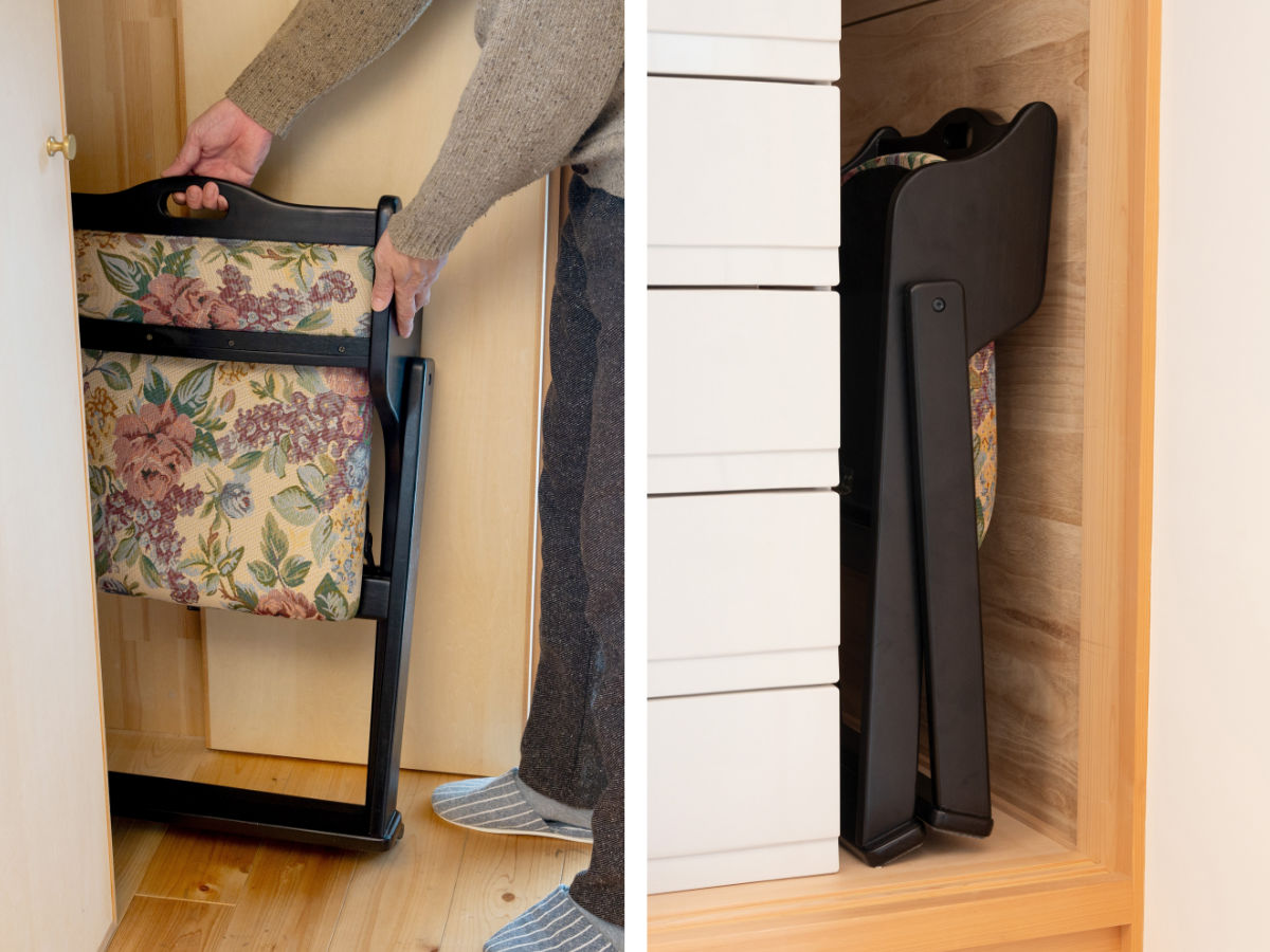 dショッピング |お座敷チェア 座面高36cm 座椅子 折りたたみ椅子 花柄