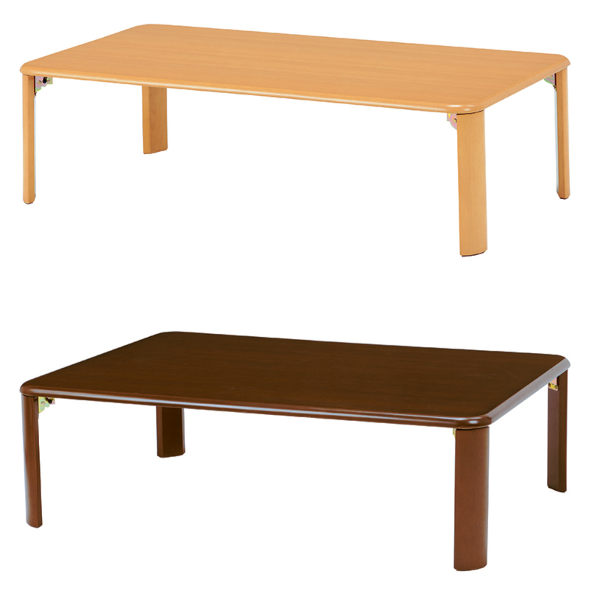 ローテーブル 折りたたみ 幅105cm 折れ脚テーブル （ センターテーブル